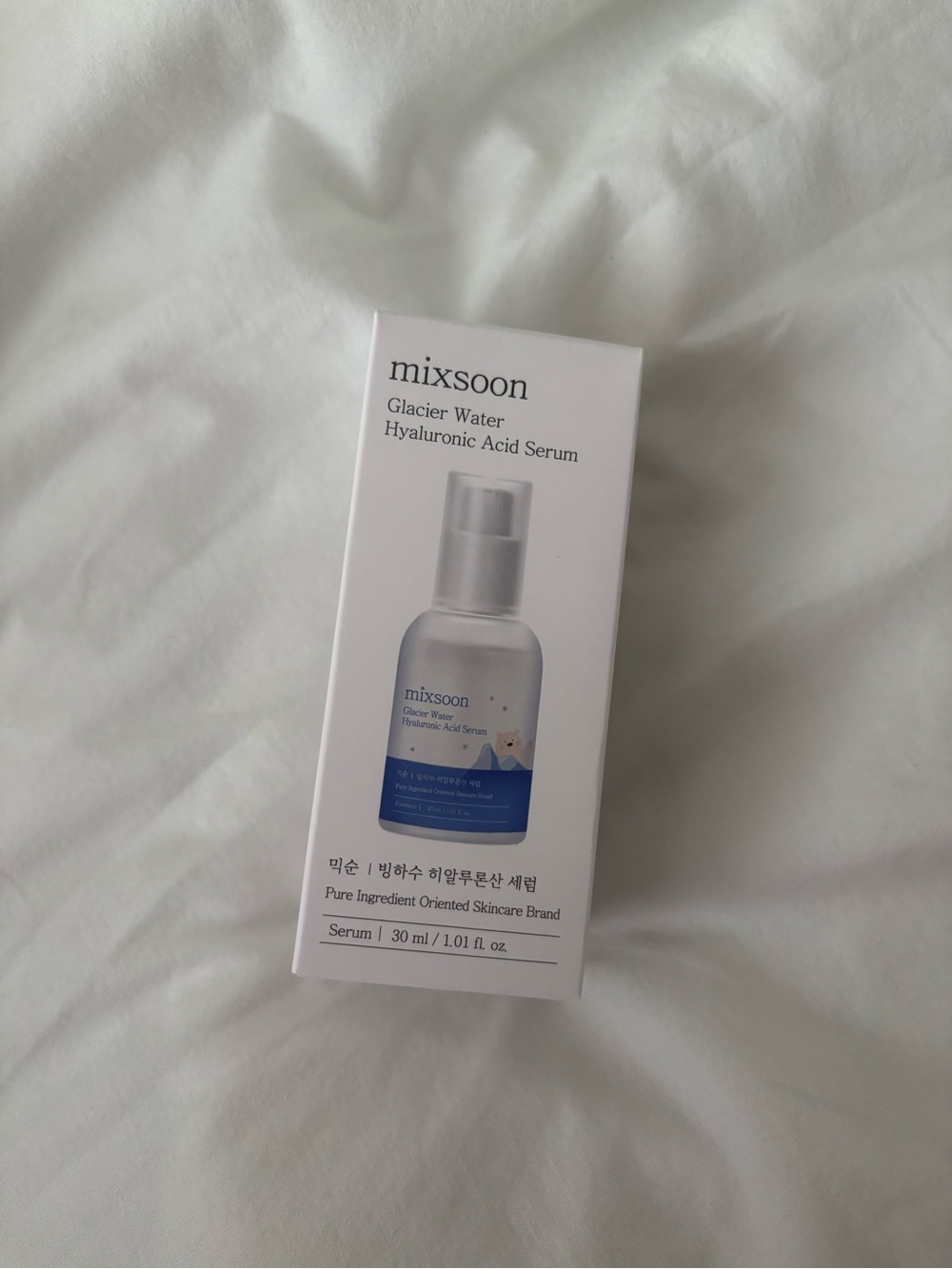 NEW mixsoon Glacier Water Hyaluronic Acid Serum